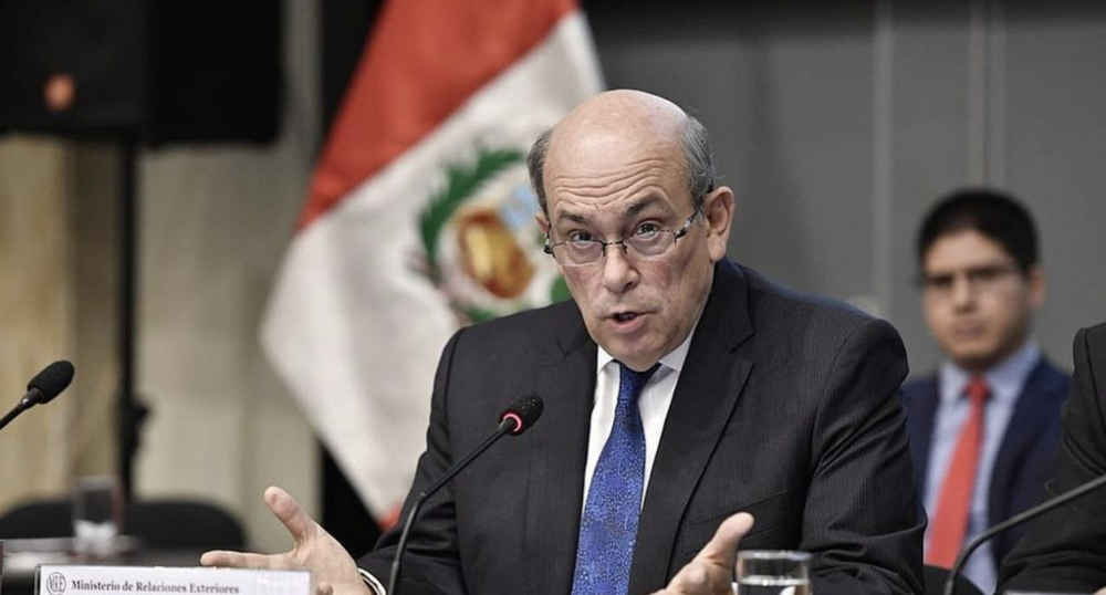 Embajador Hugo de Zela, candidato del Perú a la Secretaría General de la OEA.
