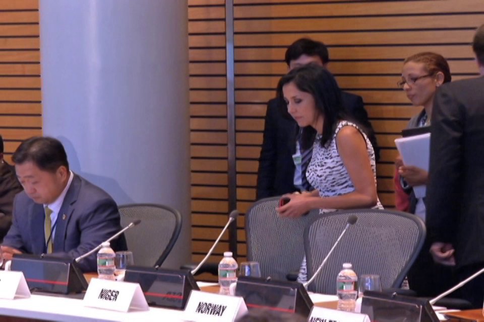 Nadine Heredia y el Presidente del Banco Mundial